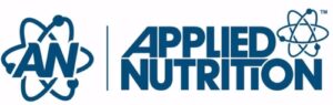 Applied Nutrition logo, shown in relation to the JD Gyms 100 campaign.